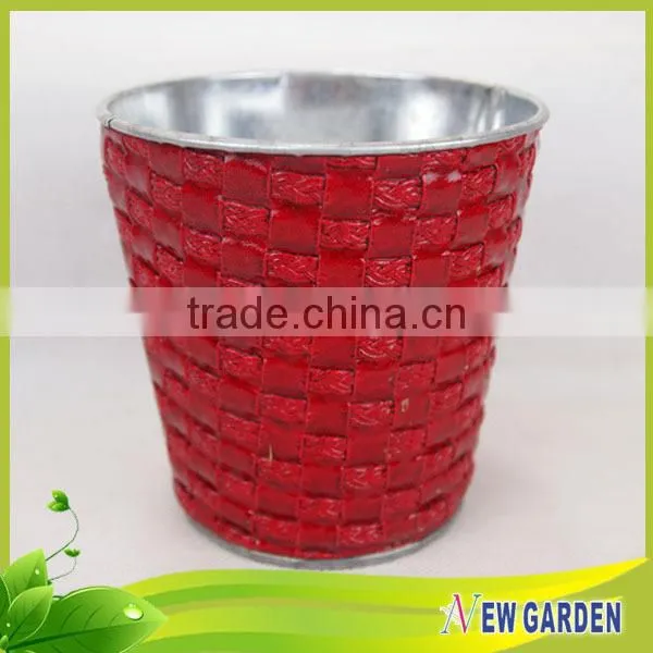 Amazing Price Beautiful Leather And Metal Decorative Vases For Hotels