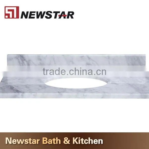 Made in China White carrara Marble Vanity Tops
