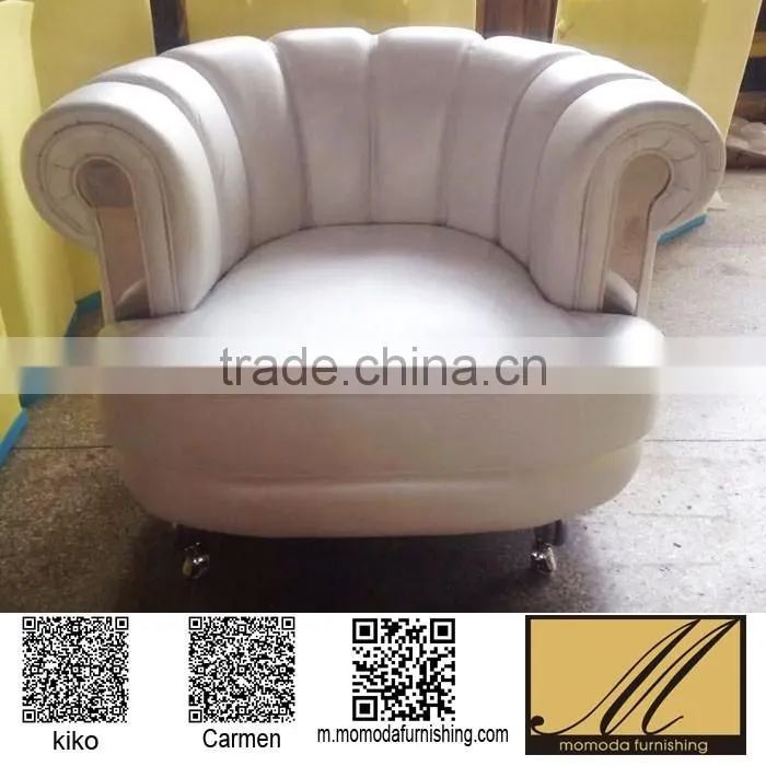 Special modern living room bedroom Furniture black leather leisure Chair luxury coffee shop sofa chair