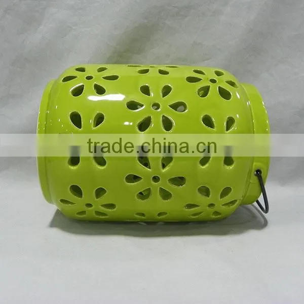 Ceramic hanging lantern