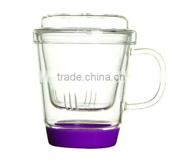 Heat Resistant Double Wall Glass Cup