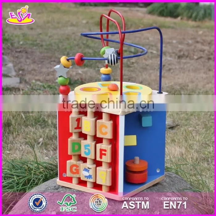 Baby kids montessori toys wooden learning toys for toddlers W11B090-S