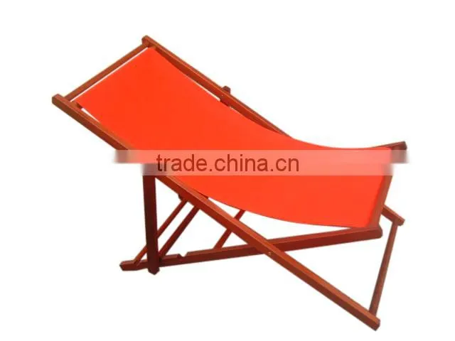 hot sale foldable beach chair slats Solid wooden folding chair wood relaxing chair