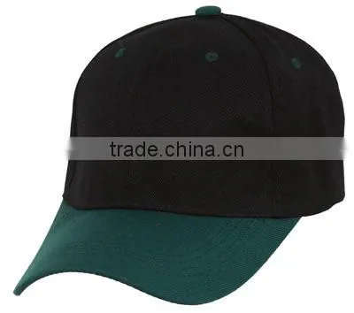 blackish green baseball caps with black visor OEM