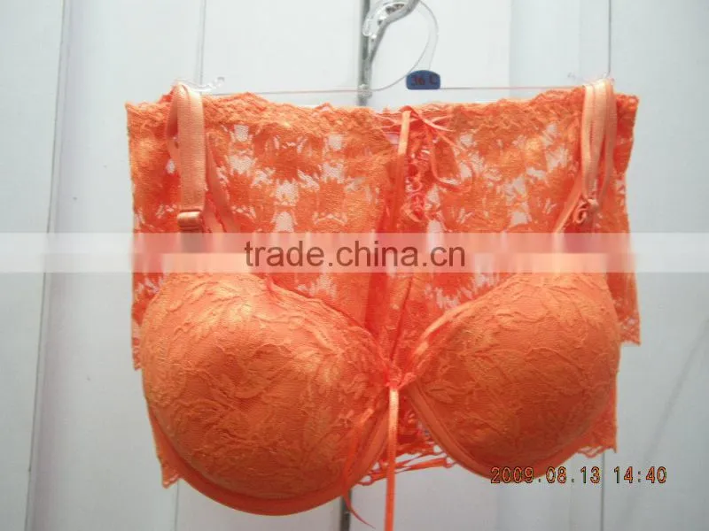 Lovely bra and panty set/fancy women bra set
