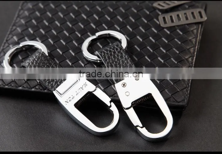 genuine cow leather key chain for men