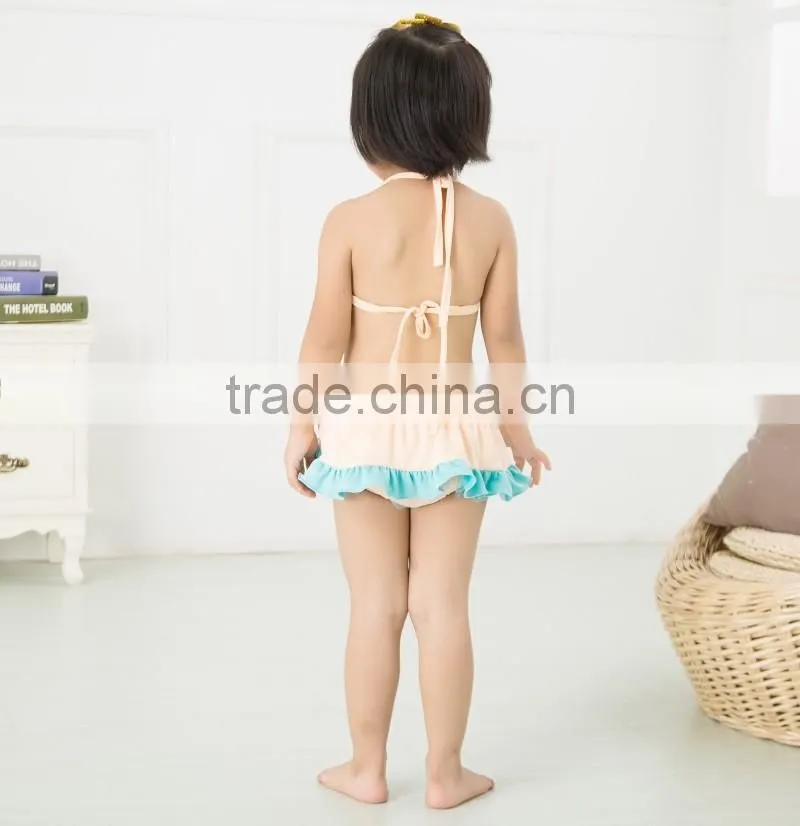 2017 Baby summer boutique clothing set baby bikini children's swimwear kids swimming wear baby beach clothing