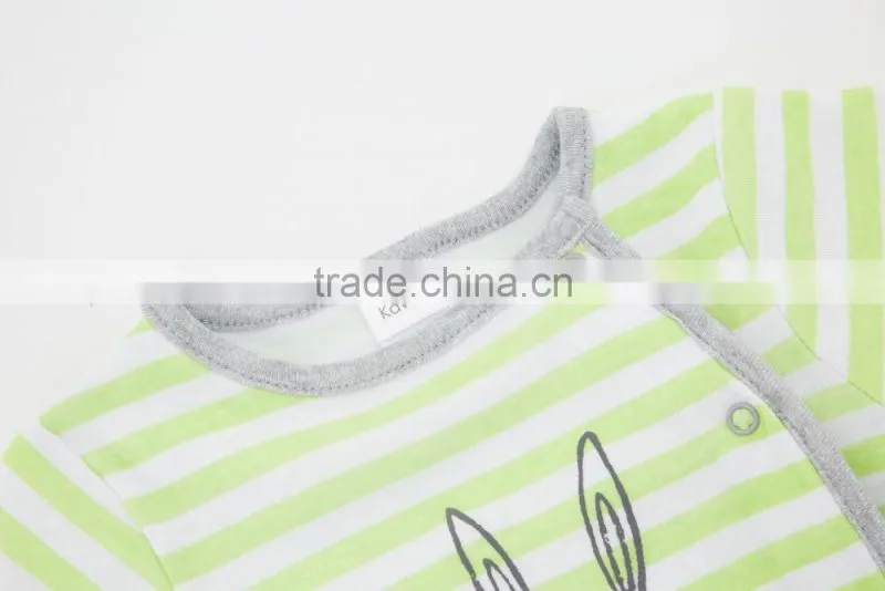 2017 Winter Wear 100% Cotton Rabbit Design Baby Rompers For Winter