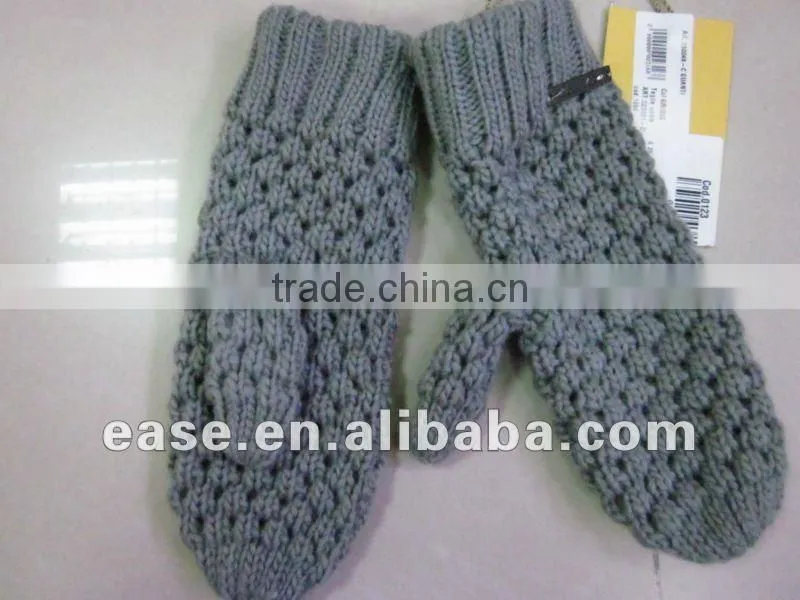 lady wool fashion gloves