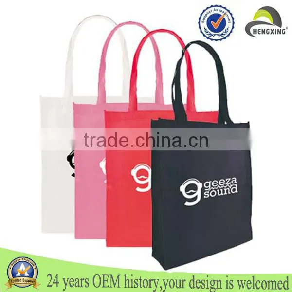 Designer fashion advertisment best sell high quality foldable blank non-woven bag