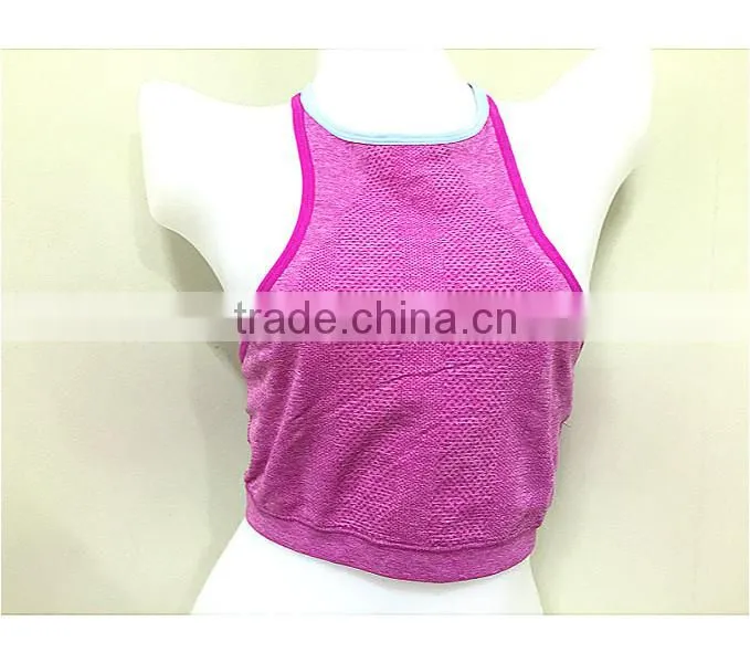 Fashion Women Sports Seamless Red Bra / wholesale china factory price