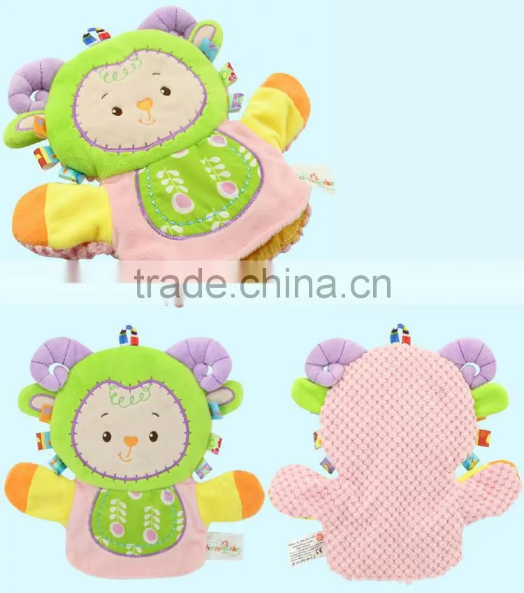 Cute fairy tale animal baby hand puppet