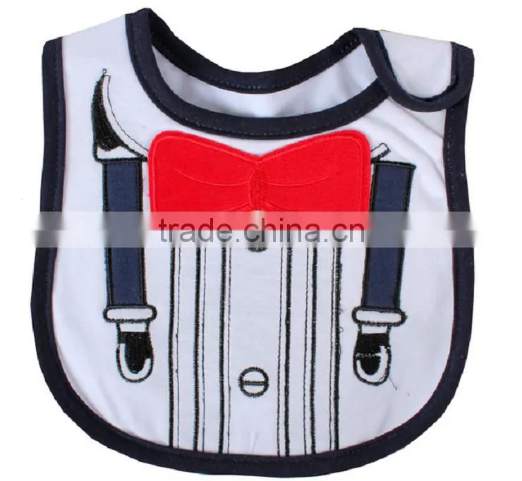 Hot sale baby bibs new designs cute cotton dental bib