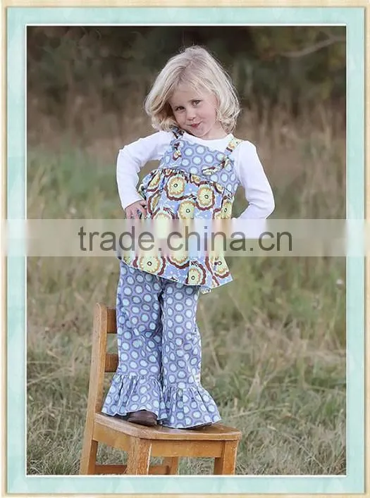 Red Polka Dot Apple Pant Set Appliqued White Long Shirt Children's Clothes Boutique outfit For Spring/ Fall Outfit Kids Clothes