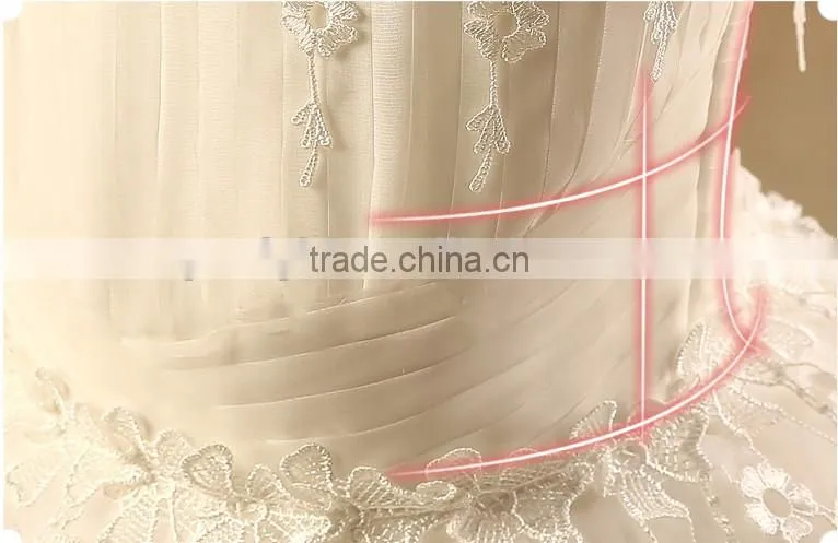 Latest Girl Wedding Dress With Bubble Skirt White Girls Princess Dress Short Sleeve For Birthday Kids Clothing NP-G-GD905-70