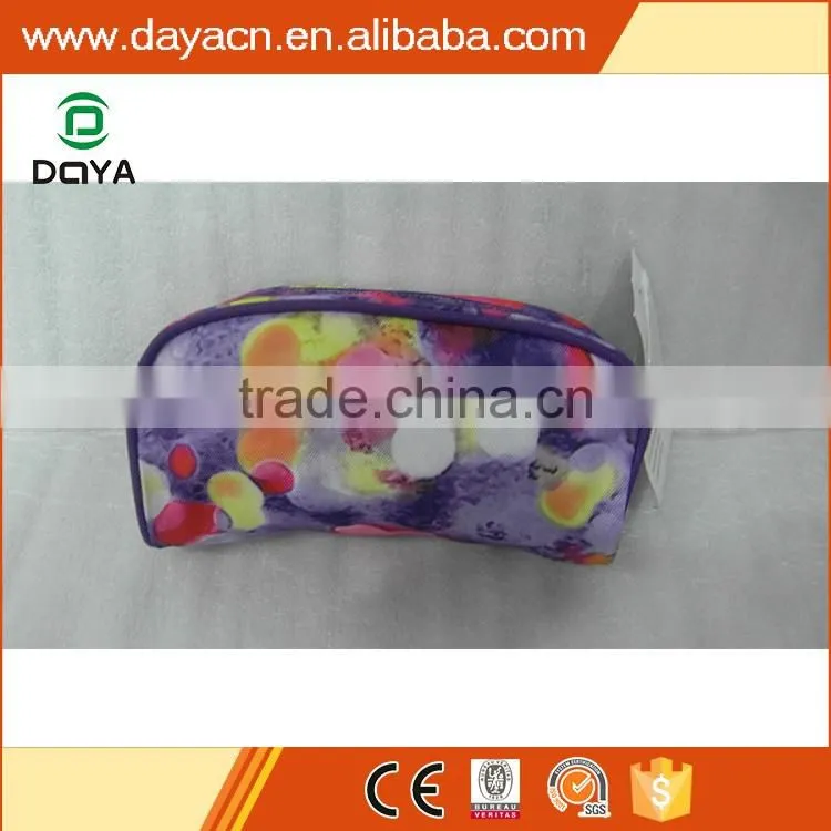 2017 hot sales custom printed polyester pencil pouch