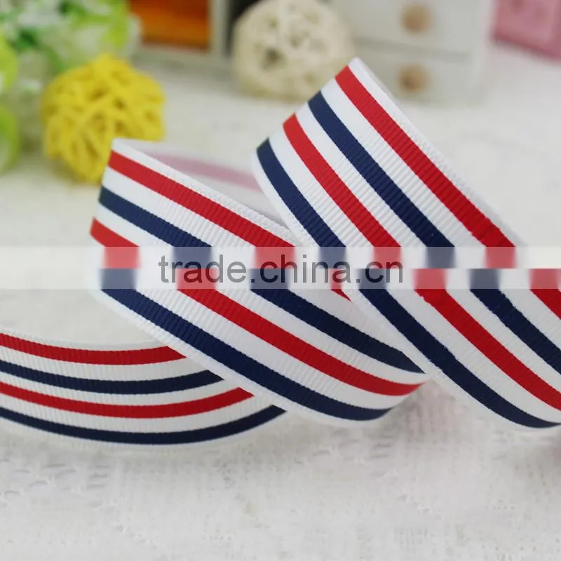 red white stripe ribbon