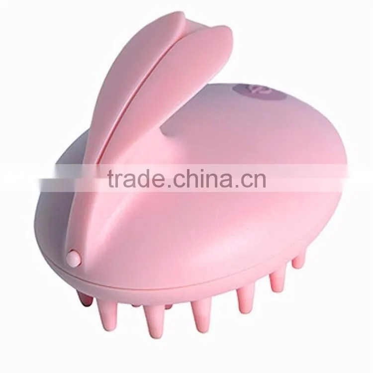 Cute Rabbit Shampoo Head Massager Electric Scalp Massager