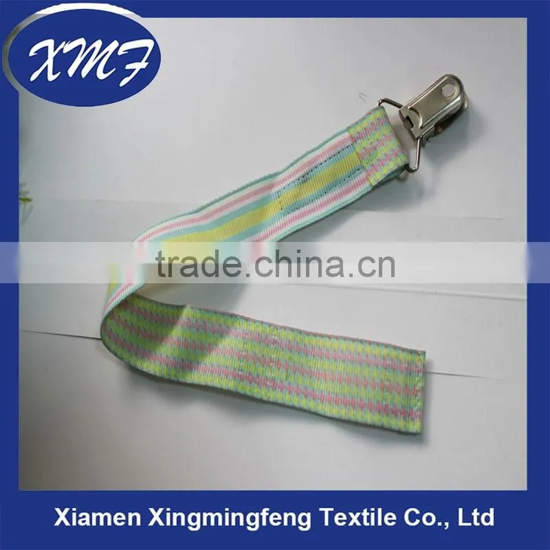 Nursing Bottle Clip Baby Water Baby Bottle Belt Clip printed ribbon for Baby bottlepacifier clip