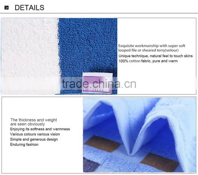 100% cotton embroider bath baby towel with hood