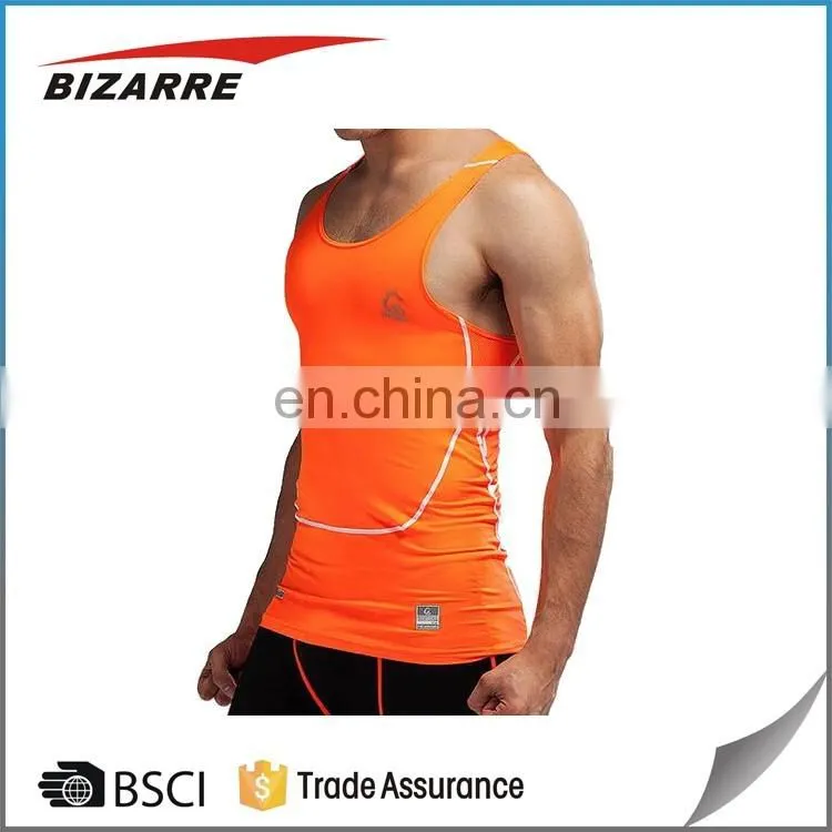 Wholesale custom stringer tank top fitness men jersey sleeveless vest