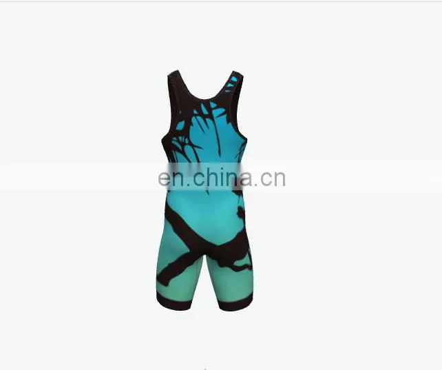 Sublimation Quick Dry New Wresting Singlet