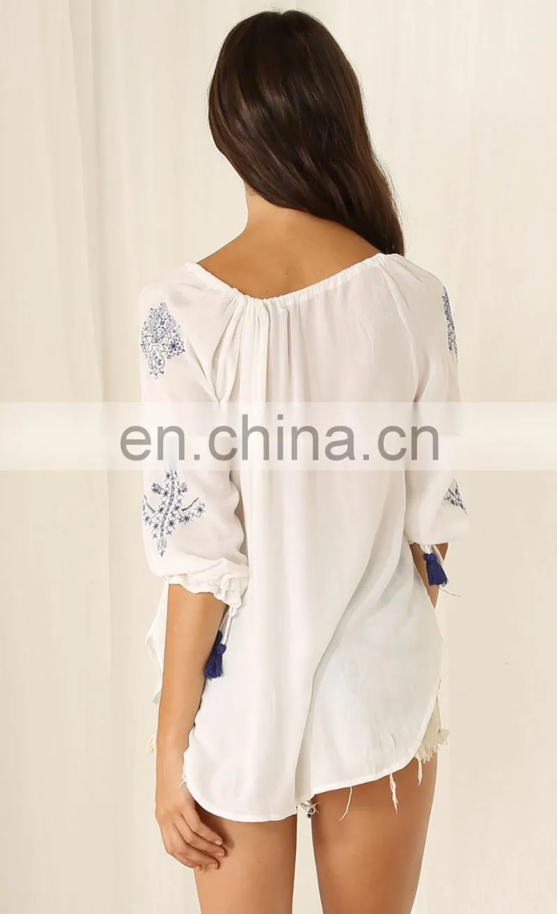 2016 The New Women Beautiful Usual Short Sleeve Fashion Shirts