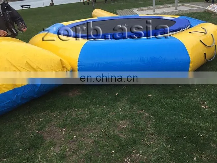 Brilliant quality inflatable water blob trampoline