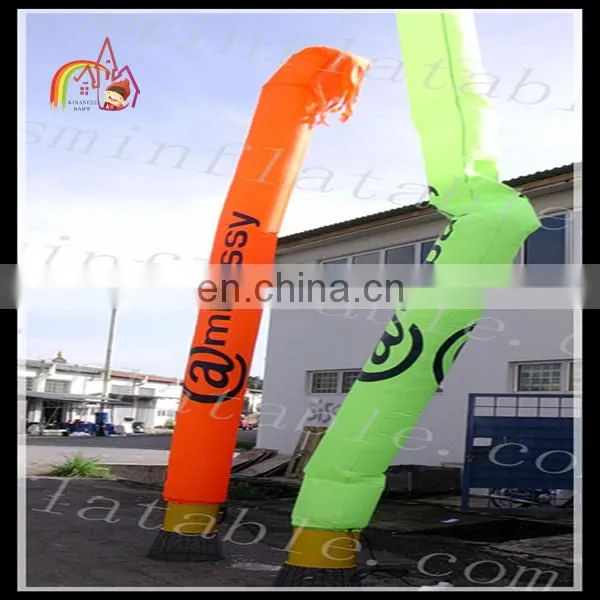 High Quality Inflatable Chirstmas Santa Claus Air Sky Dancer For Advertising
