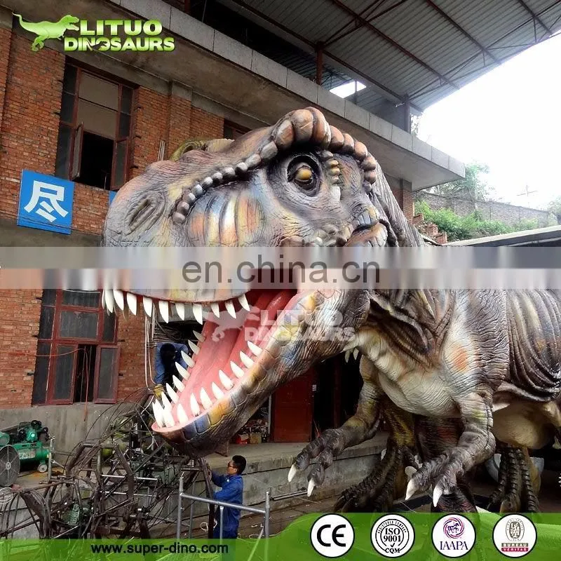 Theme Park Equipment Decoration Robotic Dinosaur King