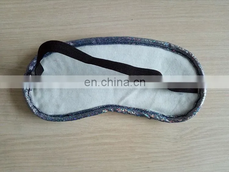 Professional Customized Sequin Decoration Soft Plush Eye Msk