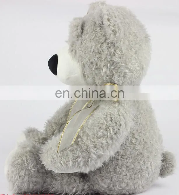 Best made fat plush teddy bear skins toys wholesale/custom teddy bear with tie