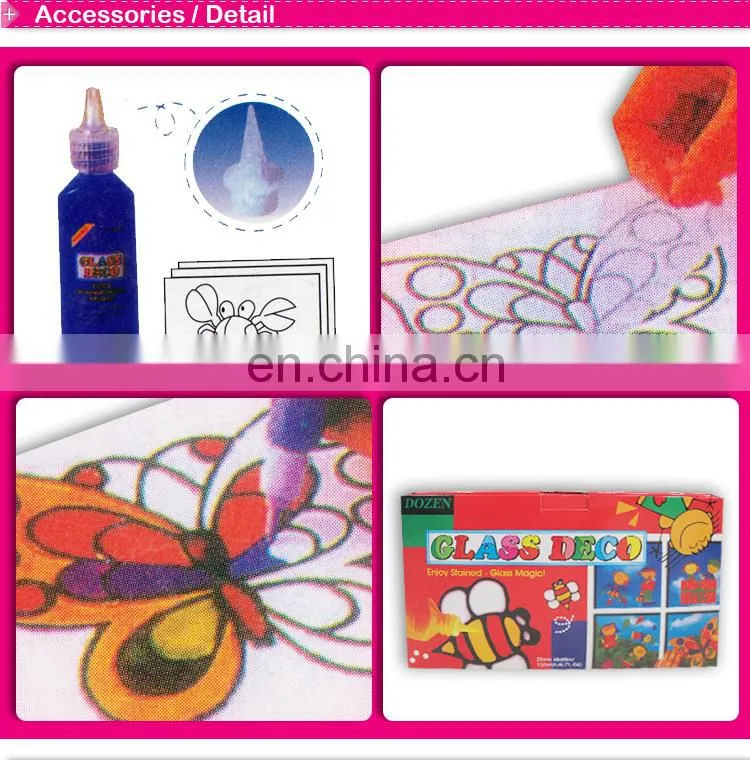 creative WINDOW DECO colorful paint kit for kids