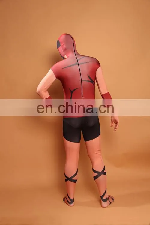 Sparta Warrior Spandex Superhero Costume Halloween Zentai Suit Cosplay Dress