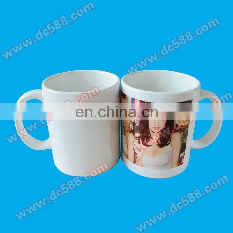 White sublimation mug for heat press mug