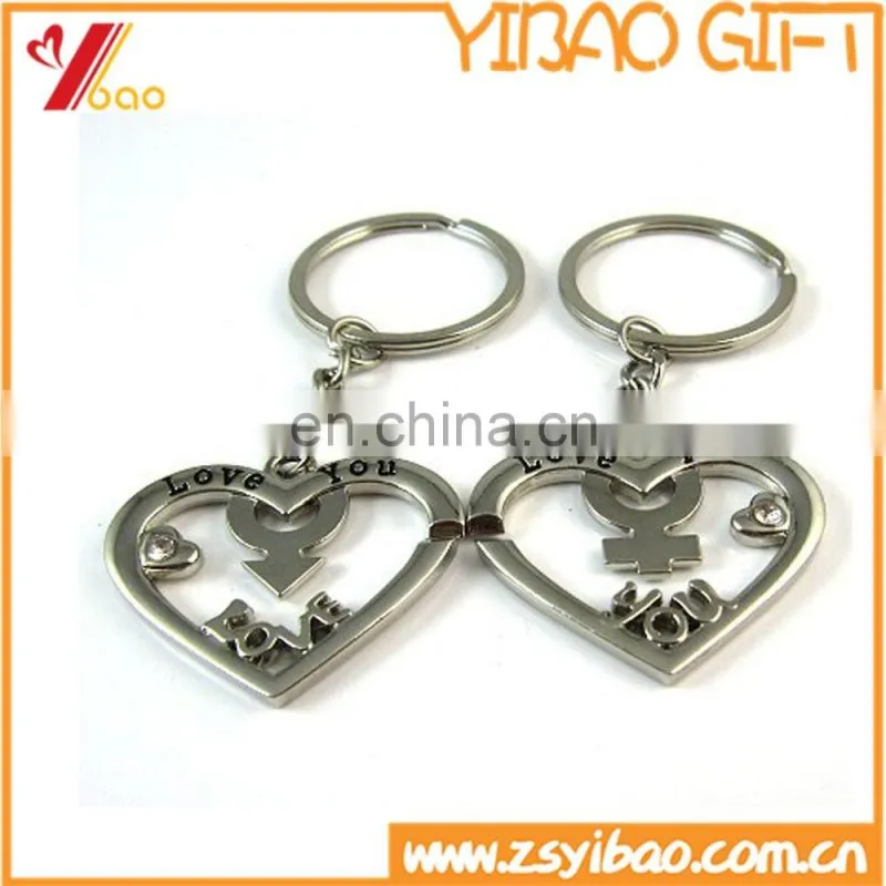 Metal material and custom metal keychain type for promotional item