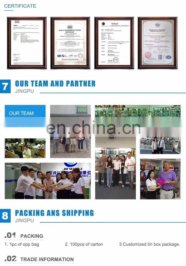 wholesale luxury custom food cardboard packaging box
