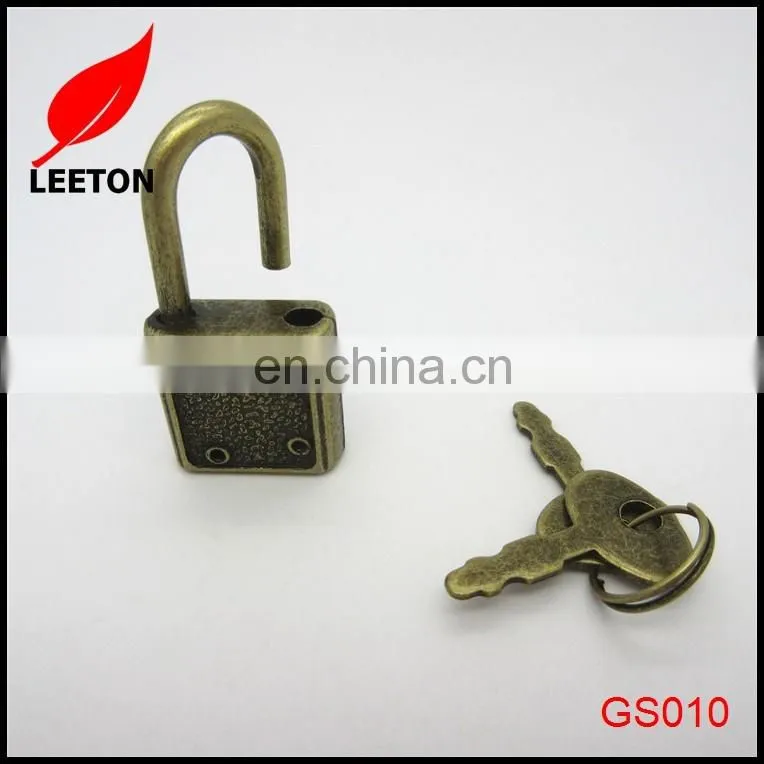 Anti-brass colored jewelry box padlock