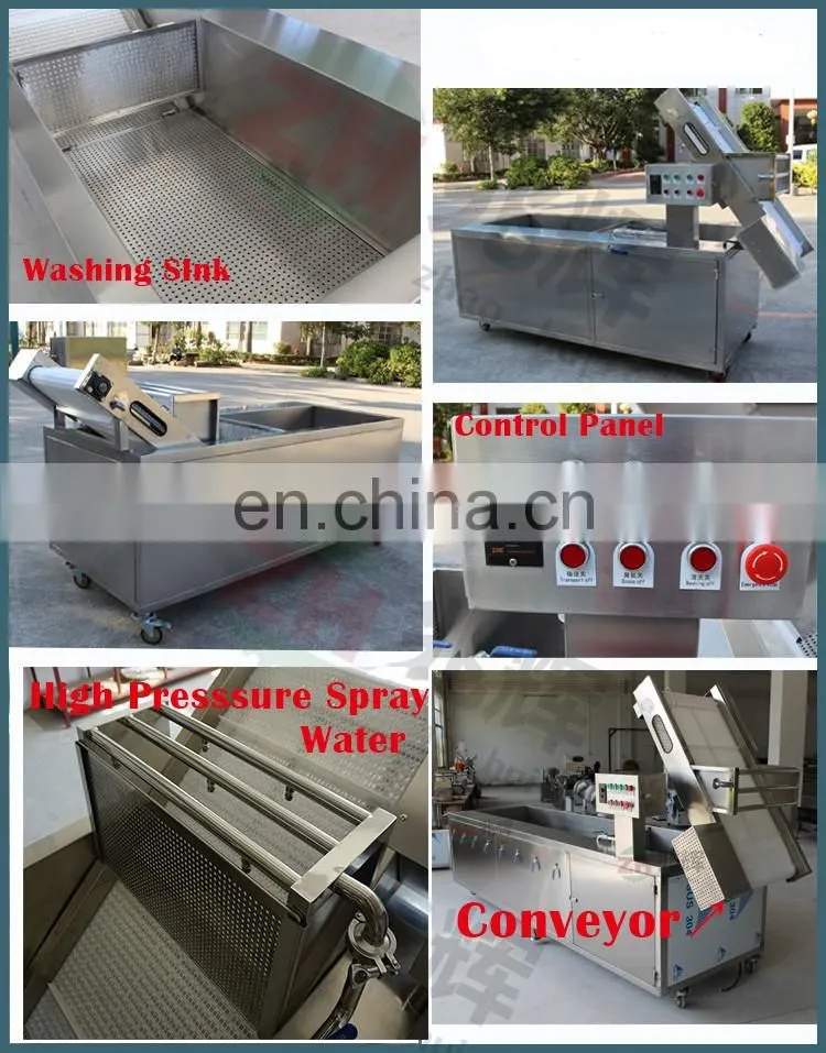 Automatic green olive vegetable washing machine