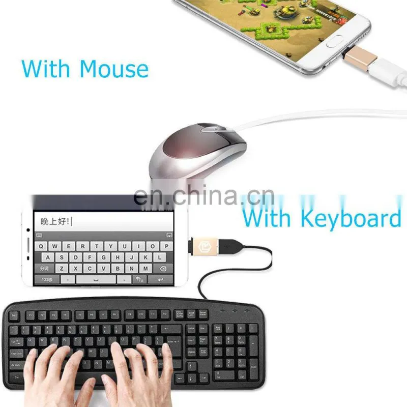 USB-C 3.1 Type C Male to USB 3.0 Female OTG Data Sync Adapter
