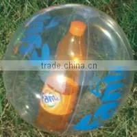 Customized High Quanlity Inflatable Beach Ball with bottle inside