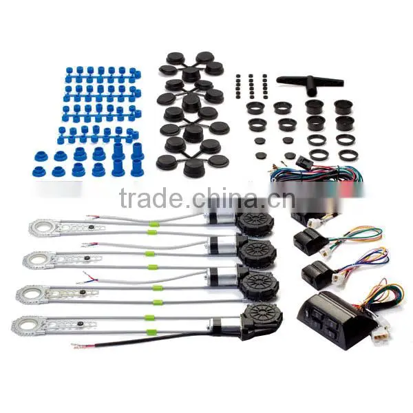 Power window kit for 4 windows