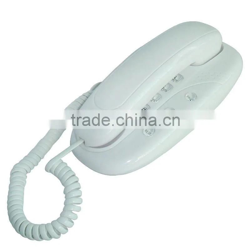 hot sale cheap slim corded telephone / wall mounted telephone / desktop or landline phone