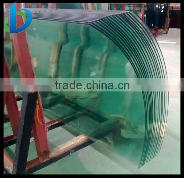 bent glass/curved glass / tempered curved glass