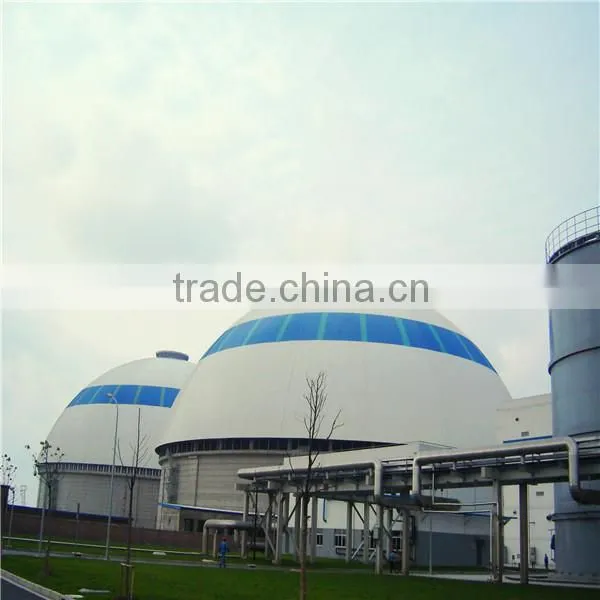 Large span stainless steel structure for car garage space frame