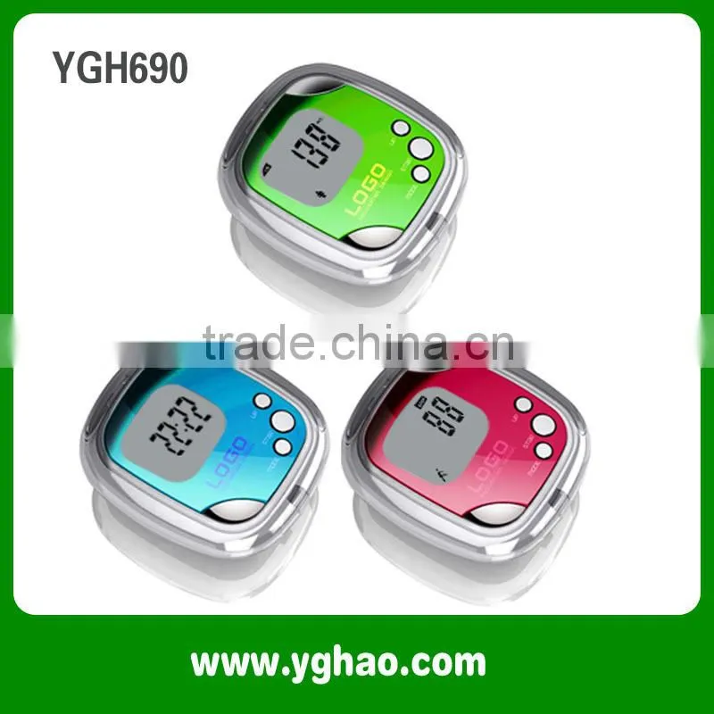 YGH667 Hot selling Gift Colorful Digital Pedometer