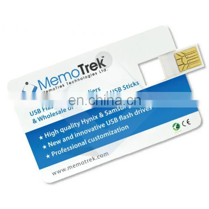 Credit Card Shaped Flash USB Drive