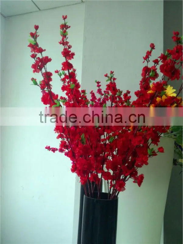 artificial peach blossom flower branch