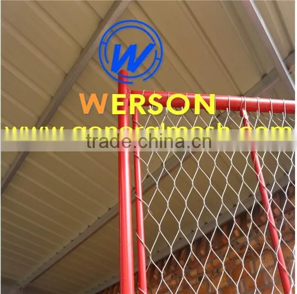 diamond rope mesh and ferrule mesh,anti bird mesh,stainless steel wire rope mesh for staircase | generalmesh