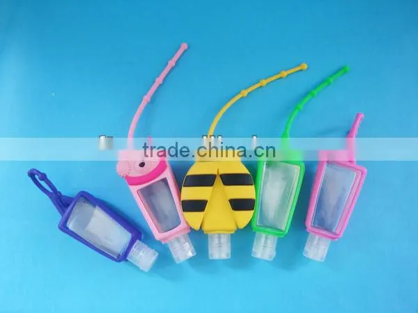 Hand Sanitizer Bottle 15ml, hand-washing liquid silica gel bottle